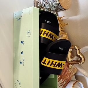 Men's Industrial Leather Slide Sandals